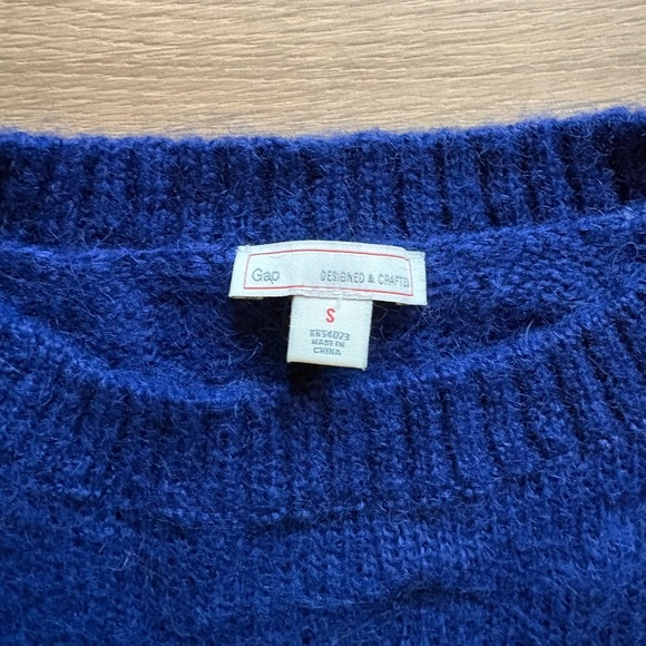 GAP Designed and Crafted Colorblock Mohair Blend Sweater - Picture 4 of 4